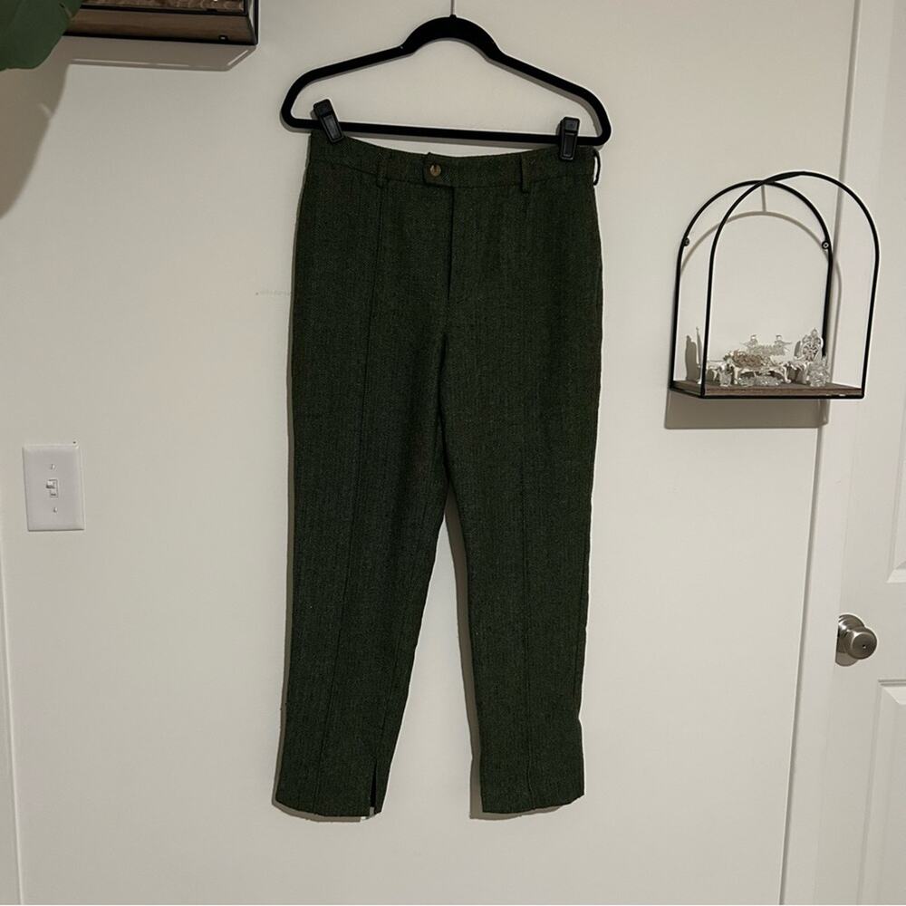 Walter Baker Green Tweed Style Pants Slacks Trousers Size 6